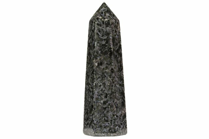 Polished, Indigo Gabbro Obelisk - Madagascar #74343